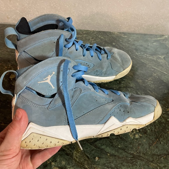 Nike Air Jordan 7 Retro Pantone Blue 7Y Women's Size 8.5 Sneakers - Picture 9 of 9